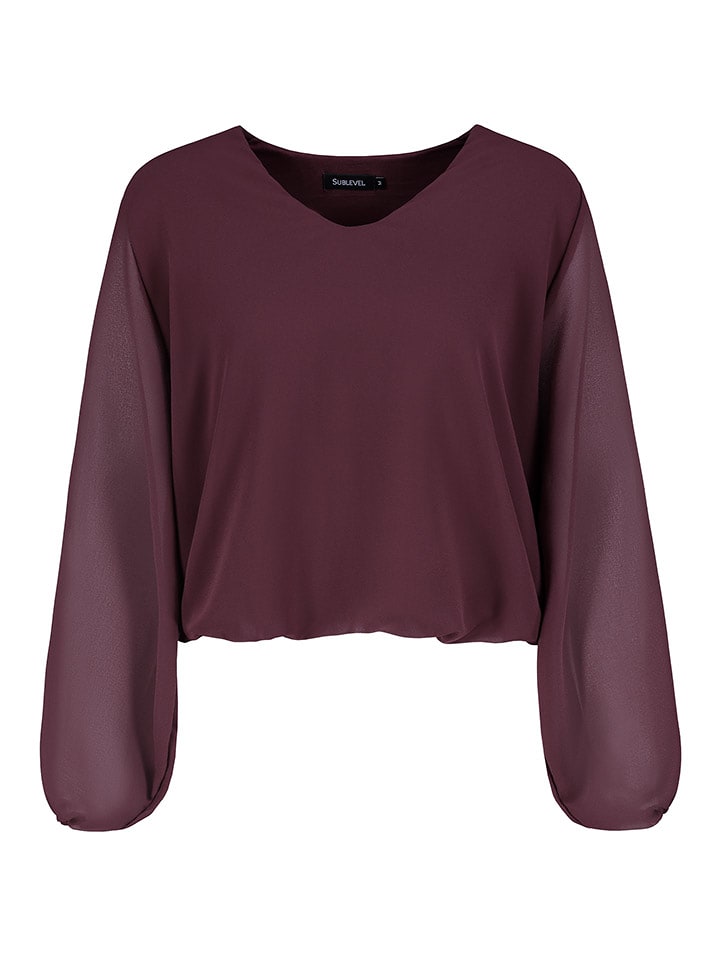 Sublevel Bluzka w kolorze bordowym rozmiar: L