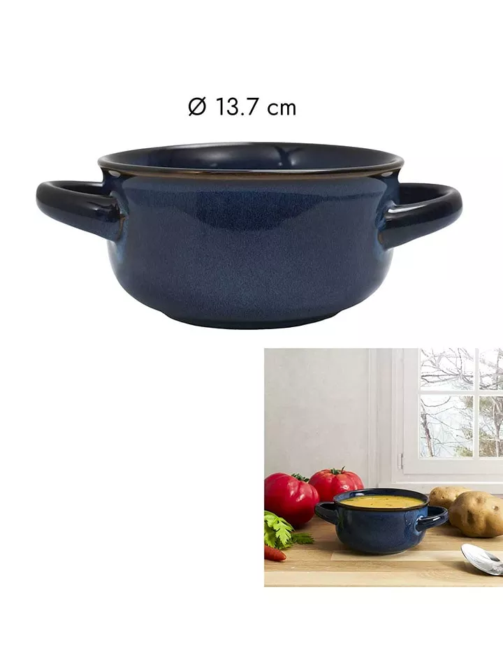 Make a Wish Miska w kolorze granatowym na zupę - Ø 13,7 cm rozmiar: onesize