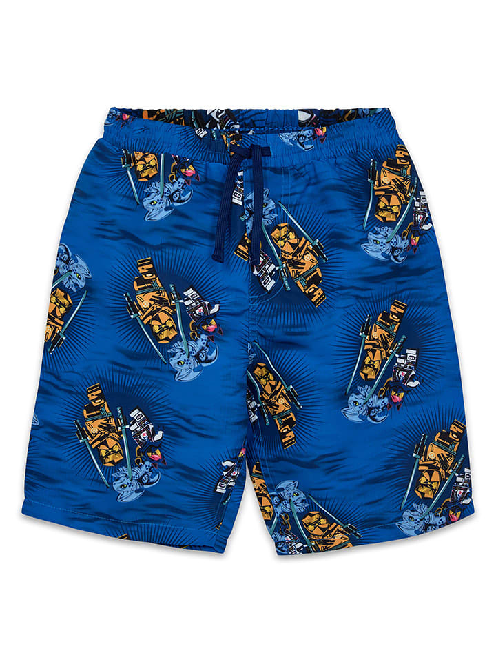 LEGO Szorty kąpielowe w kolorze niebiesko-pomarańczowym rozmiar: 116