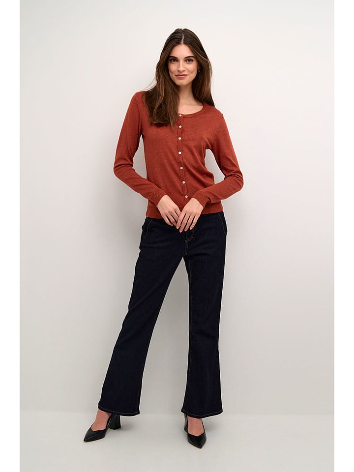 CULTURE Kardigan w kolorze czerwonym rozmiar: XXL