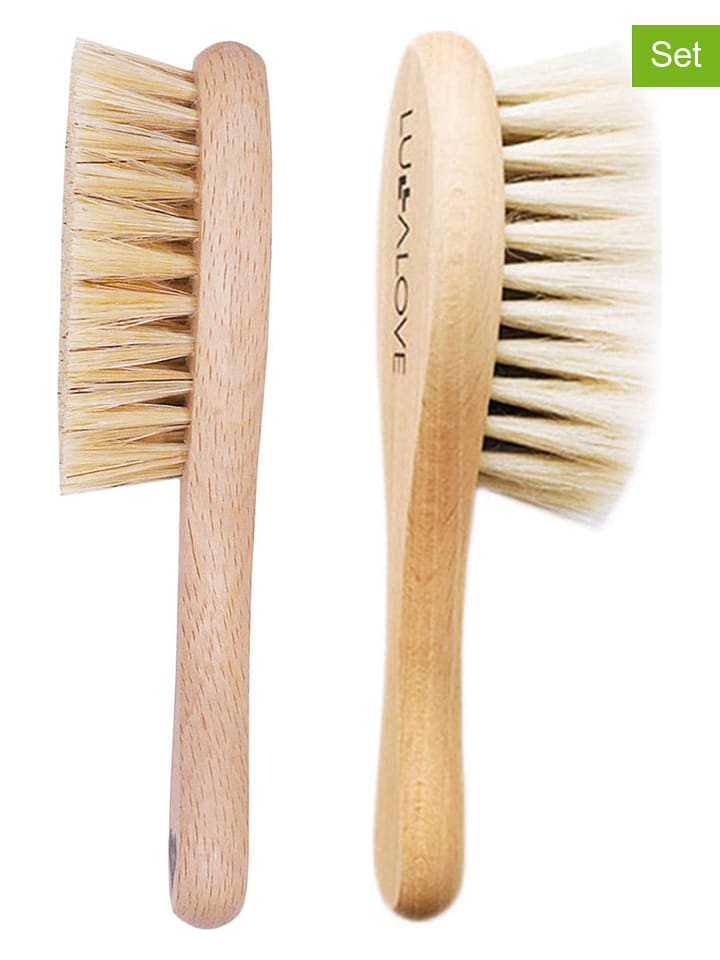 Lullalove Szczotki (2 szt.) w kolorze beżowym do włosów rozmiar: onesize