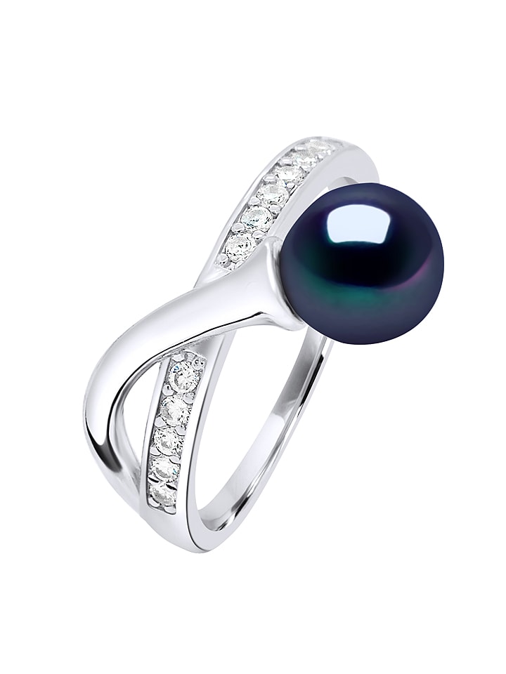 Mitzuko Srebrny pierścionek z perłą rozmiar: onesize