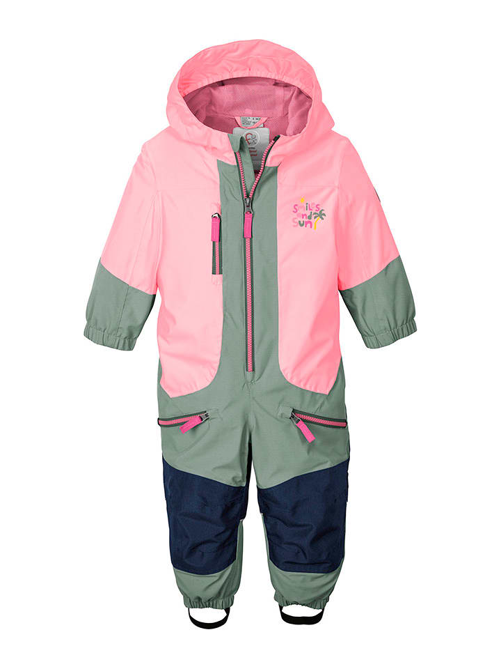 First Instinct by Killtec Kombinezon przeciwdeszczowy "First Instinct" w kolorze jasnoróżowo-oliwkowym rozmiar: 122/128