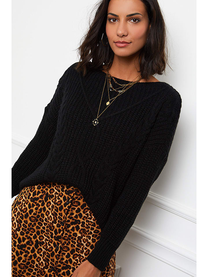 L'armoire de Suzette Sweter w kolorze czarnym rozmiar: 38/40