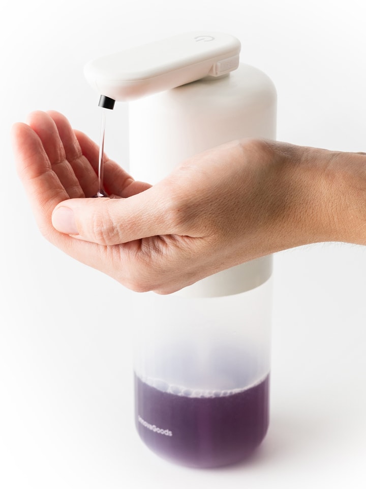 InnovaGoods Sensorowy dozownik w kolorze białym do mydła - 350 ml rozmiar: onesize