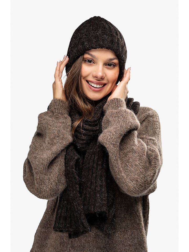 Awama Czapka w kolorze brązowym rozmiar: onesize