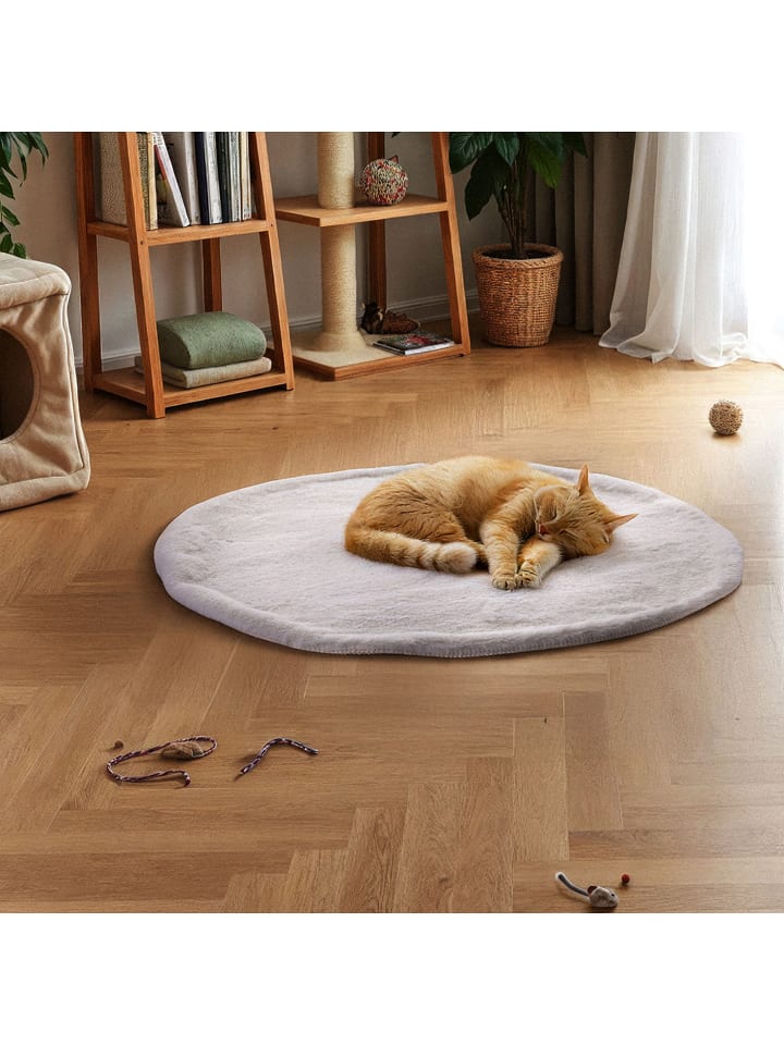 Paws&Whiskers Koc w kolorze kremowym dla kota rozmiar: 50x50 cm