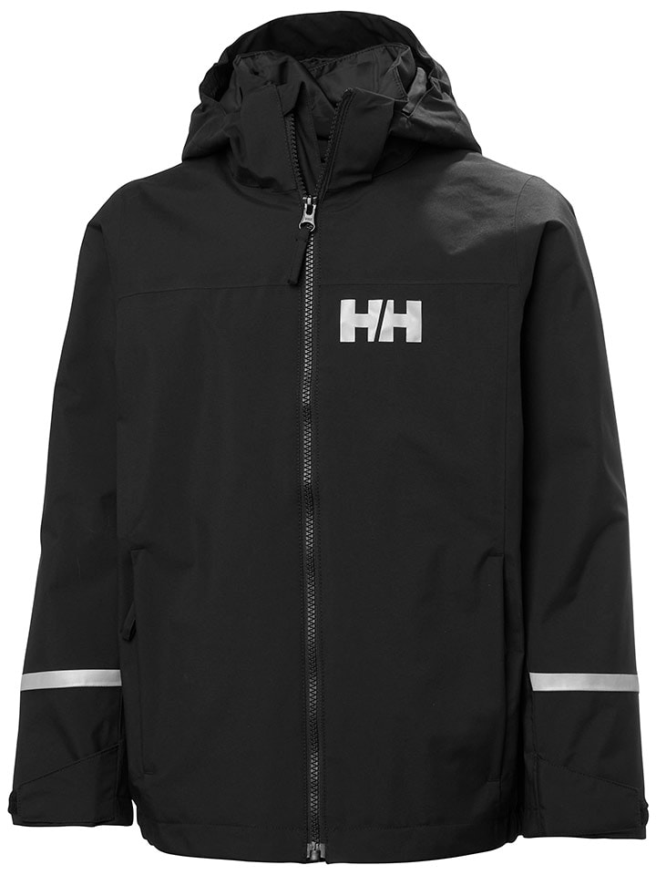 Helly Hansen Kurtka przeciwdeszczowa "Shelter" w kolorze czarnym rozmiar: 164