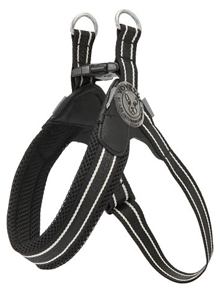 VOV & VUF Szelki w kolorze czarnym dla psa - dł. 50 cm rozmiar: 50 cm