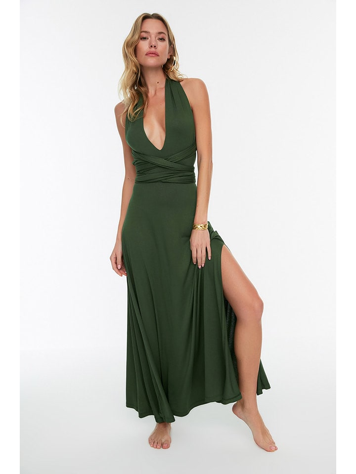 trendyol Sukienka w kolorze khaki rozmiar: S