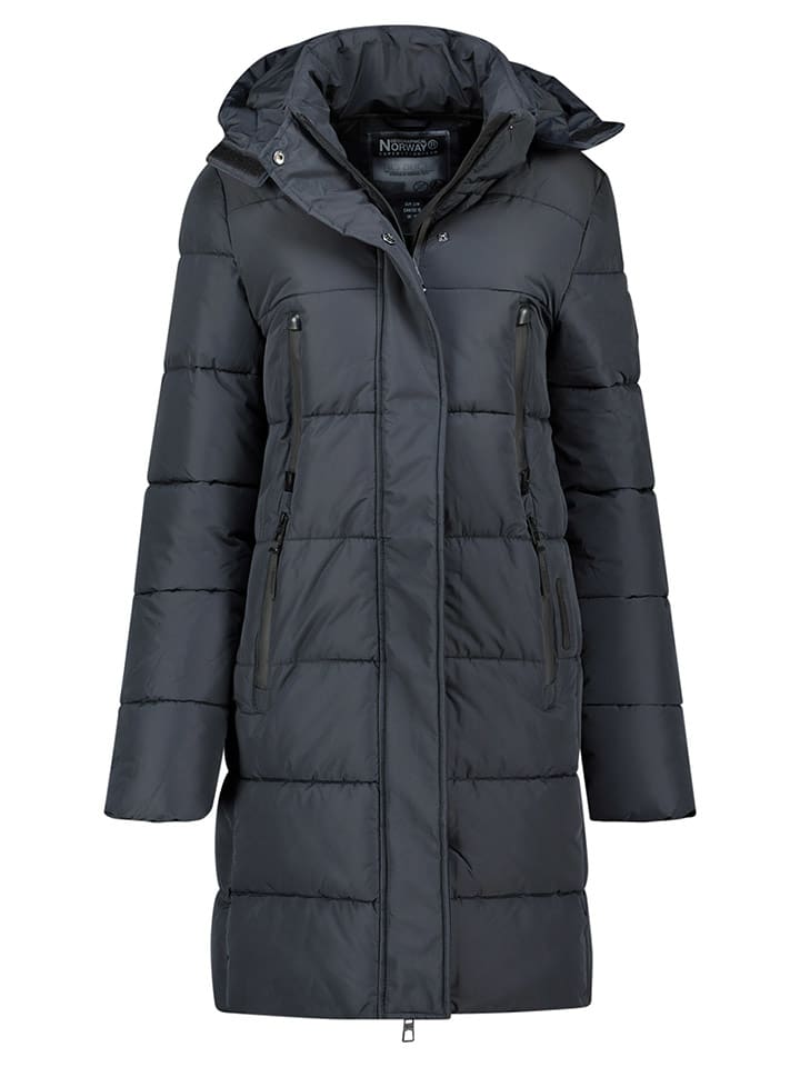 Geographical Norway Płaszcz zimowy "Claudine" w kolorze granatowym rozmiar: XXL
