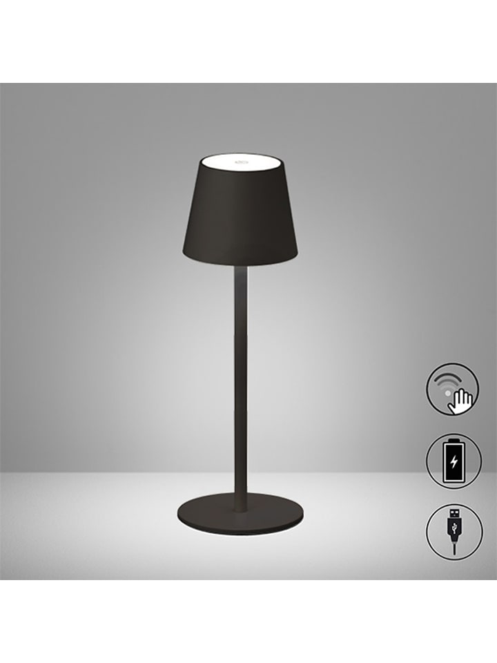 FH Lighting Lampa stołowa LED w kolorze czarnym - wys. 36 x Ø 12 cm rozmiar: onesize