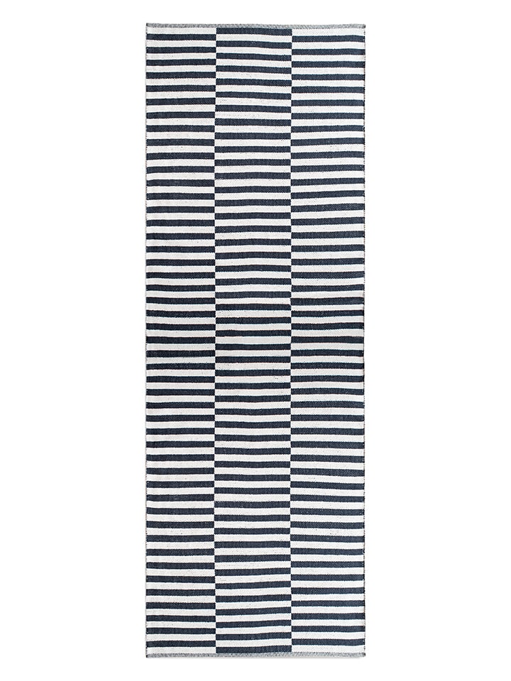 Madre Selva Dywan bawełniany w kolorze czarno-białym - 200 x 80 cm rozmiar: onesize