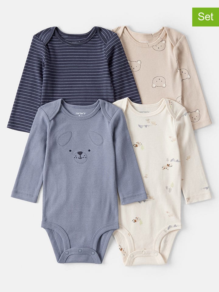 carter's Body (4 szt.) w różnych kolorach rozmiar: 68