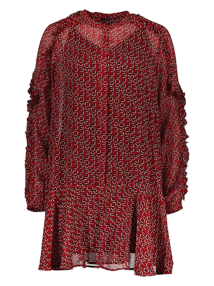 Guess Jeans Sukienka w kolorze czerwonym rozmiar: XS