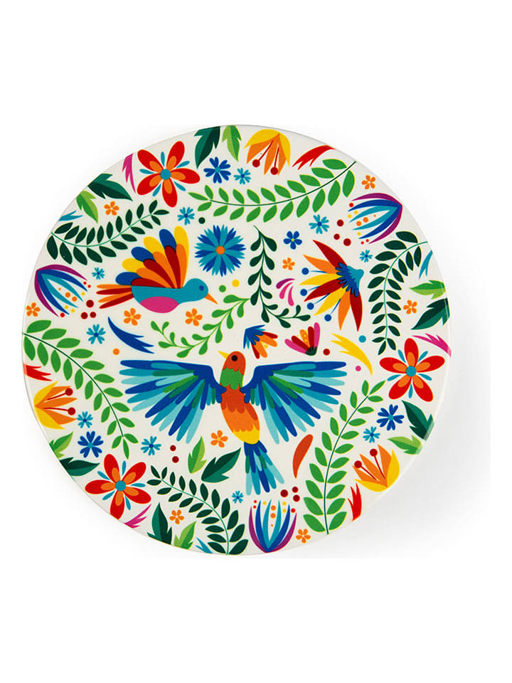 Trendy Kitchen by EXCÉLSA Podkładka "Mexican Flowers" ze wzorem - Ø 16 cm rozmiar: onesize