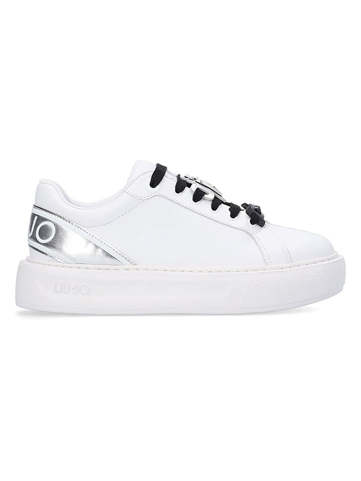Liu Jo Skórzane sneakersy w kolorze białym rozmiar: 38