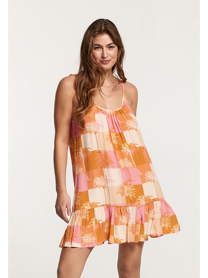 SHIWI Sukienka w kolorze pomarańczowo-jasnoróżowym rozmiar: XL