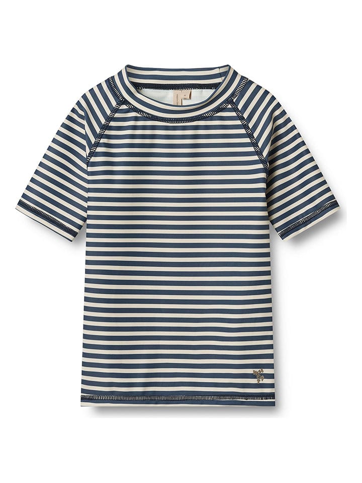 Wheat Koszulka kąpielowa "Jackie" w kolorze granatowo-białym rozmiar: 104