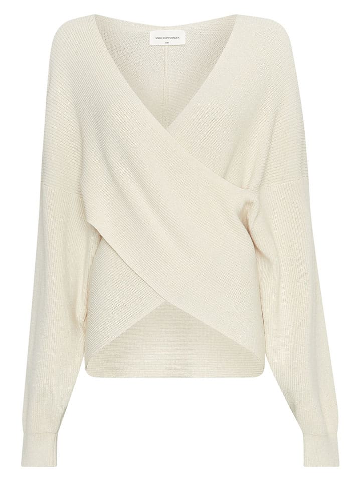 MOSS COPENHAGEN Sweter "Zinelle" w kolorze kremowym rozmiar: XS/S