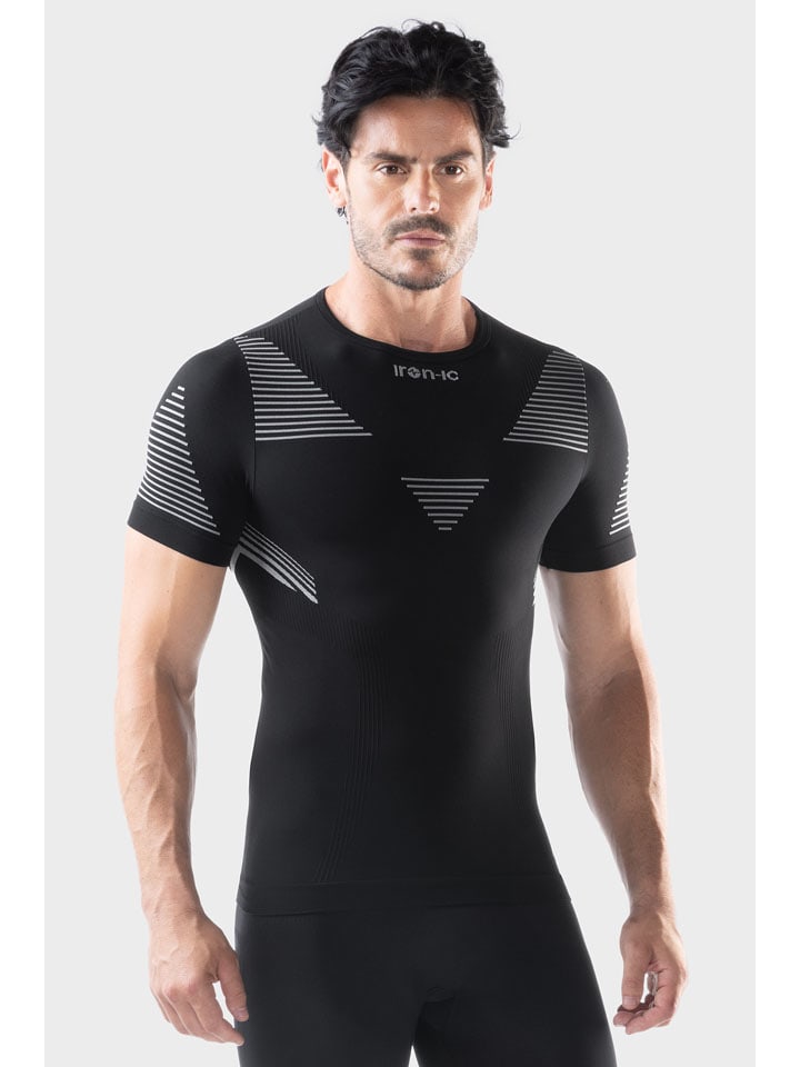 Iron-ic Koszulka funkcyjna "IRON-IC 4.0 KINETIK" w kolorze czarnym rozmiar: L/XL