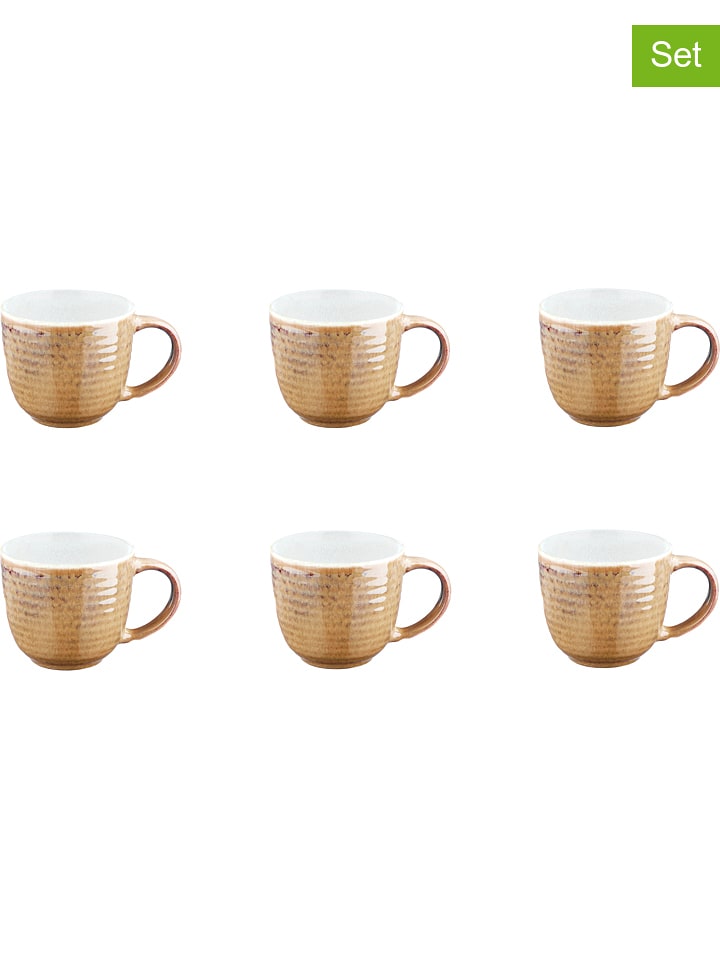 Björn Kubki (6 szt.) "Cosmos" w kolorze beżowym do kawy - 300 ml rozmiar: onesize