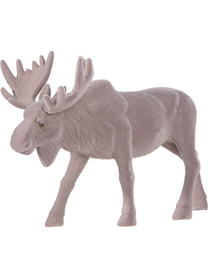 GILDE Figurka dekoracyjna "Eduard" w kolorze szarym - 28 x 8 x 21 cm rozmiar: onesize