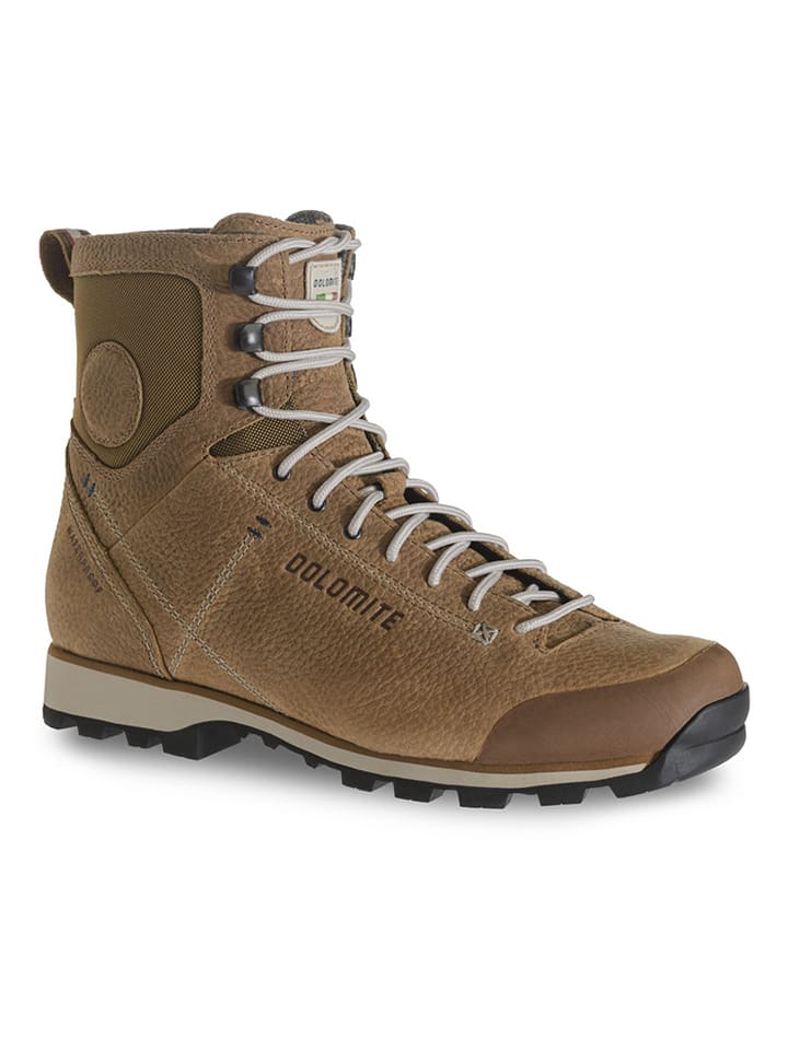 DOLOMITE Skórzane botki trekkingowe "54 Warm" w kolorze jasnobrązowym rozmiar: 44,5