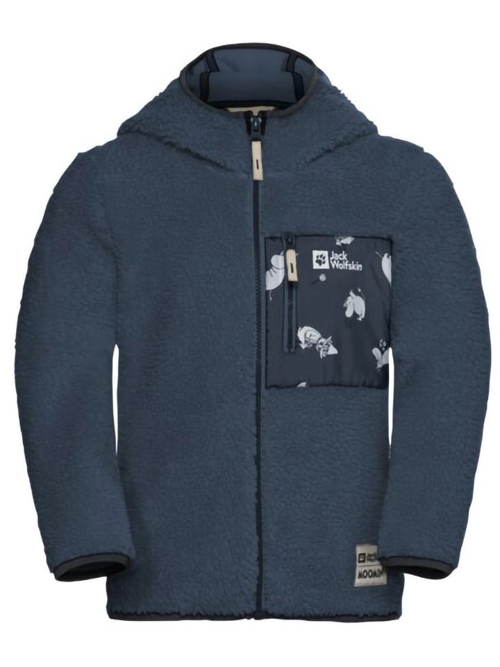 Jack Wolfskin Kurtka polarowa "Moomin Ice Curl" w kolorze granatowym rozmiar: 128