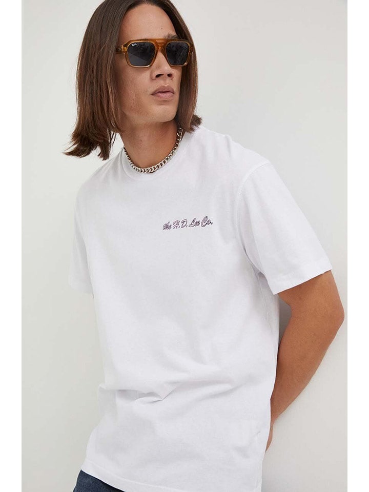 Lee Koszulka w kolorze białym rozmiar: XL