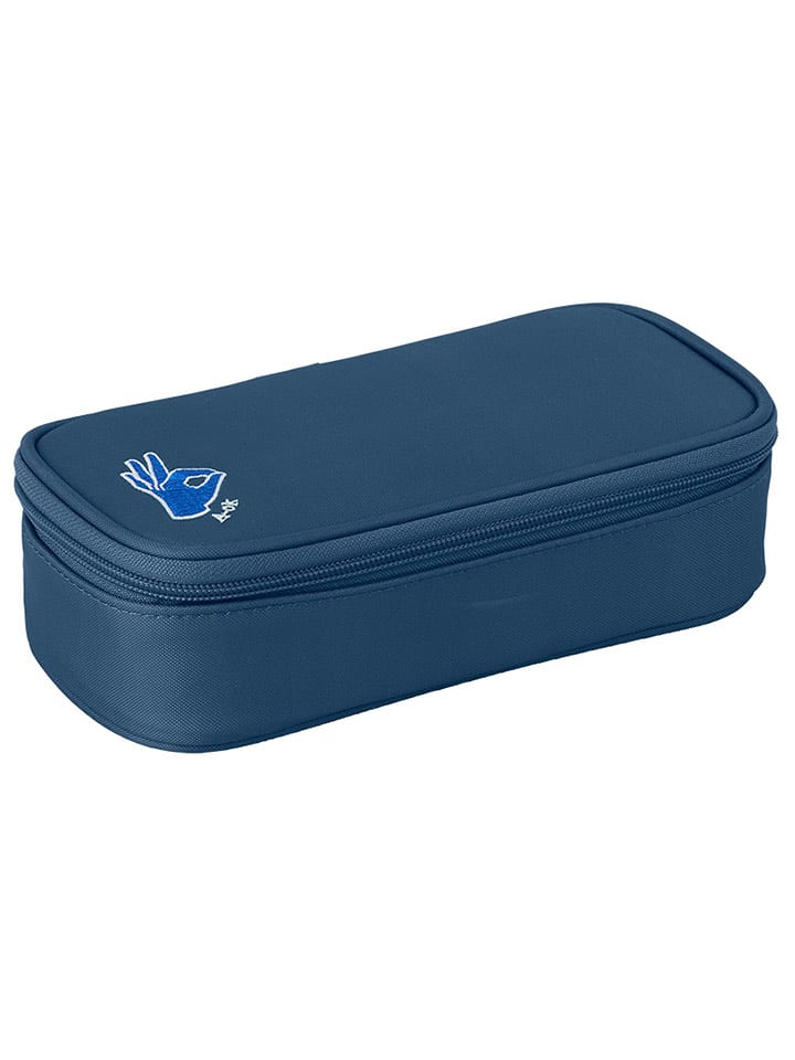 FABELAB Piórnik w kolorze granatowym - 22 x 11 x 6 cm rozmiar: onesize