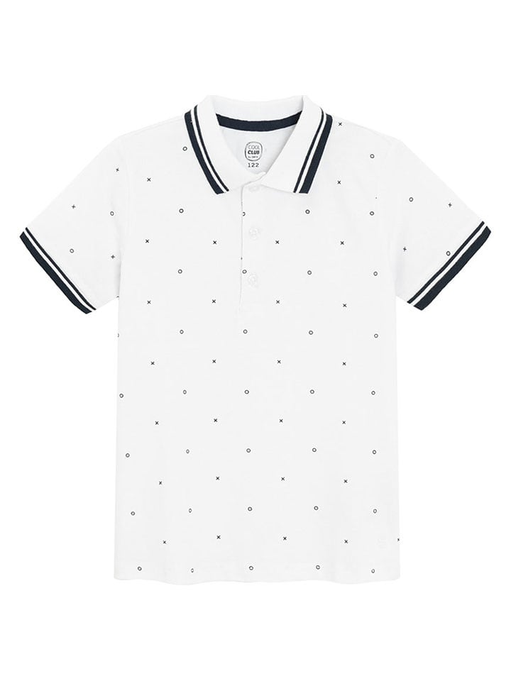 COOL CLUB Koszulka polo w kolorze białym rozmiar: 122