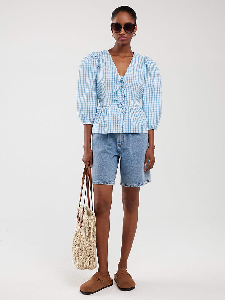 BIG STAR Bluzka w kolorze błękitnym rozmiar: M