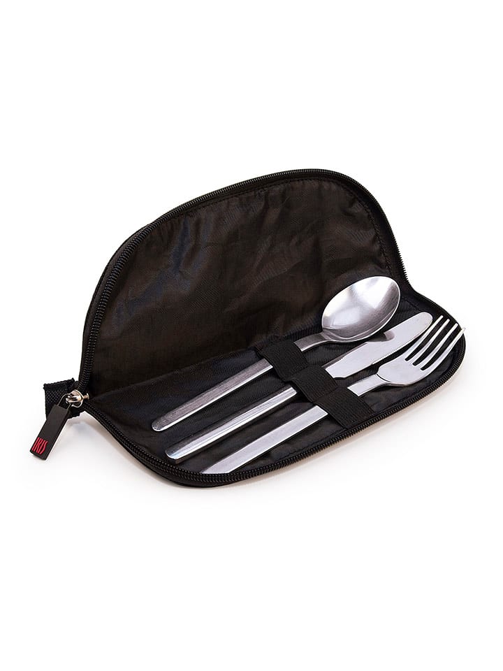 IRIS Barcelona Torba w kolorze czarnym na sztućce - 10 x 2 x 24 cm rozmiar: onesize