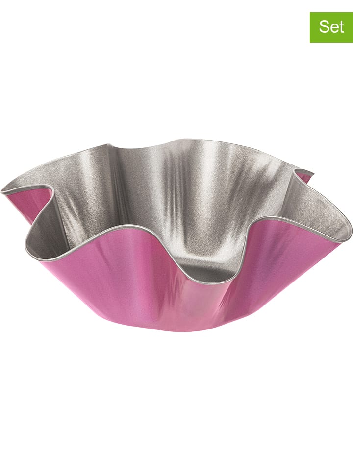 Zenker Foremki (4 szt.) "creative studio" w kolorze jasnoróżowym - Ø 16,5 cm rozmiar: onesize