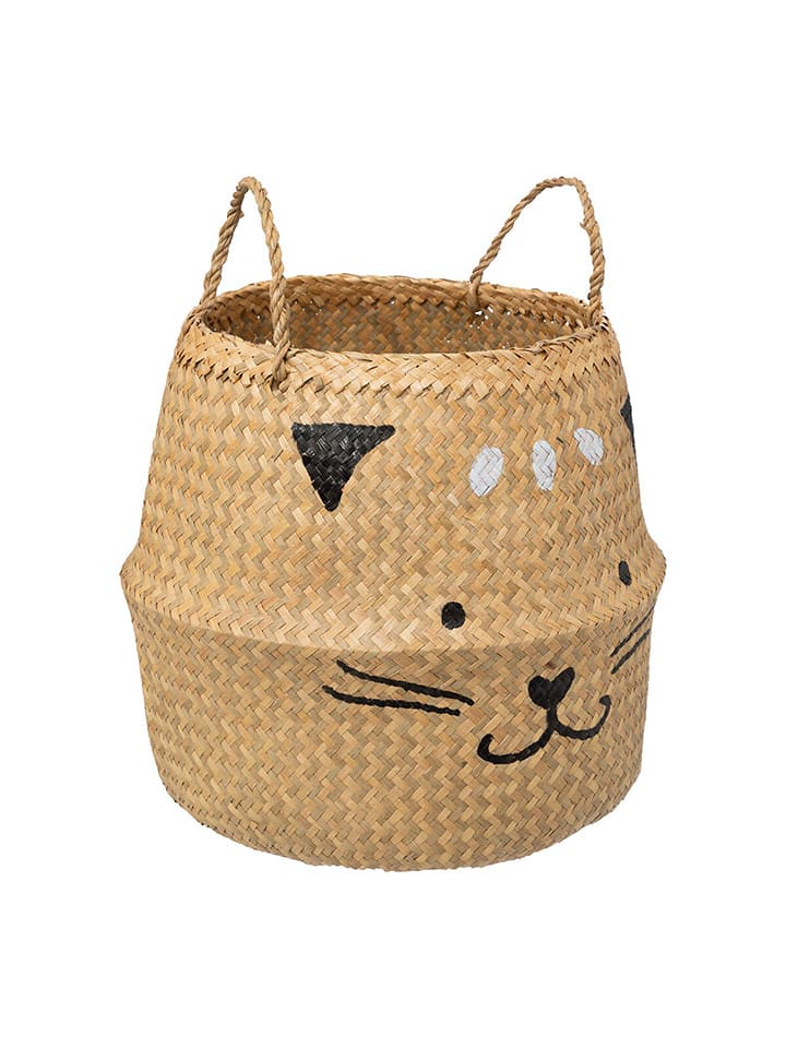 WellHome for Kids Kosz "Pipo" w kolorze jasnobrązowym - wys. 38 x Ø 37 cm rozmiar: onesize