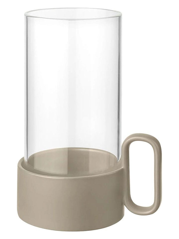 Blomus Świecznik "Yuragi" w kolorze beżowym - wys. 21 cm rozmiar: onesize