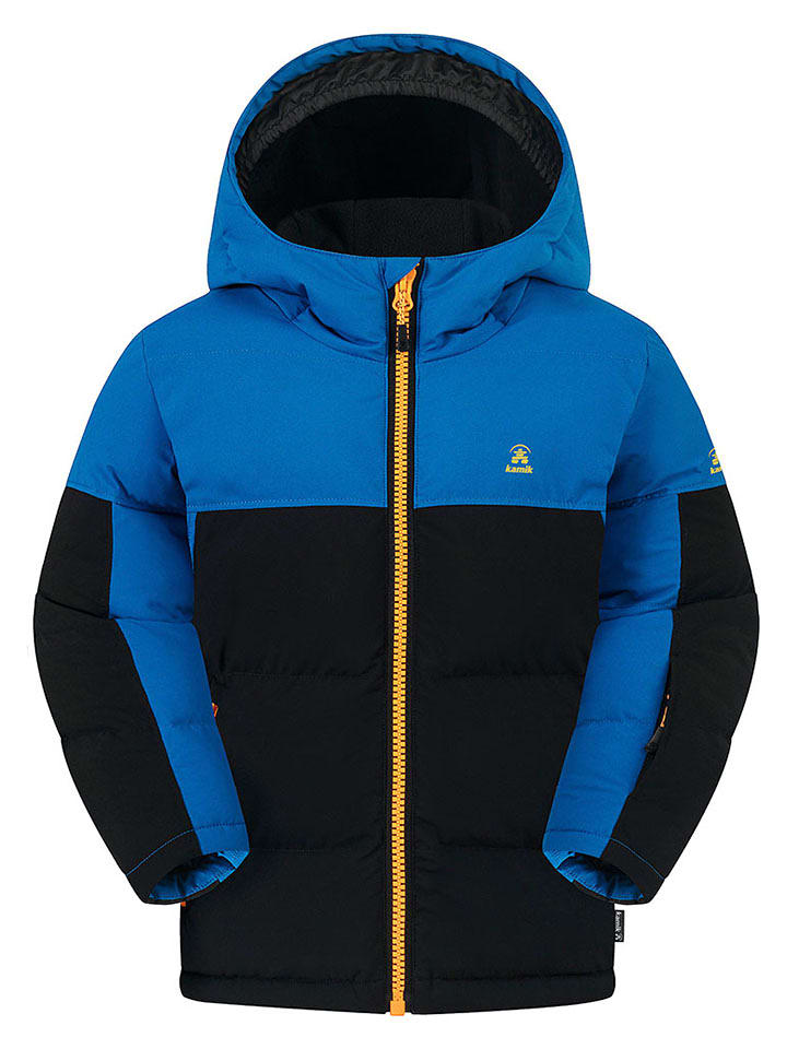 Kamik Kurtka zimowa "Tucker" w kolorze niebiesko-czarnym rozmiar: 110