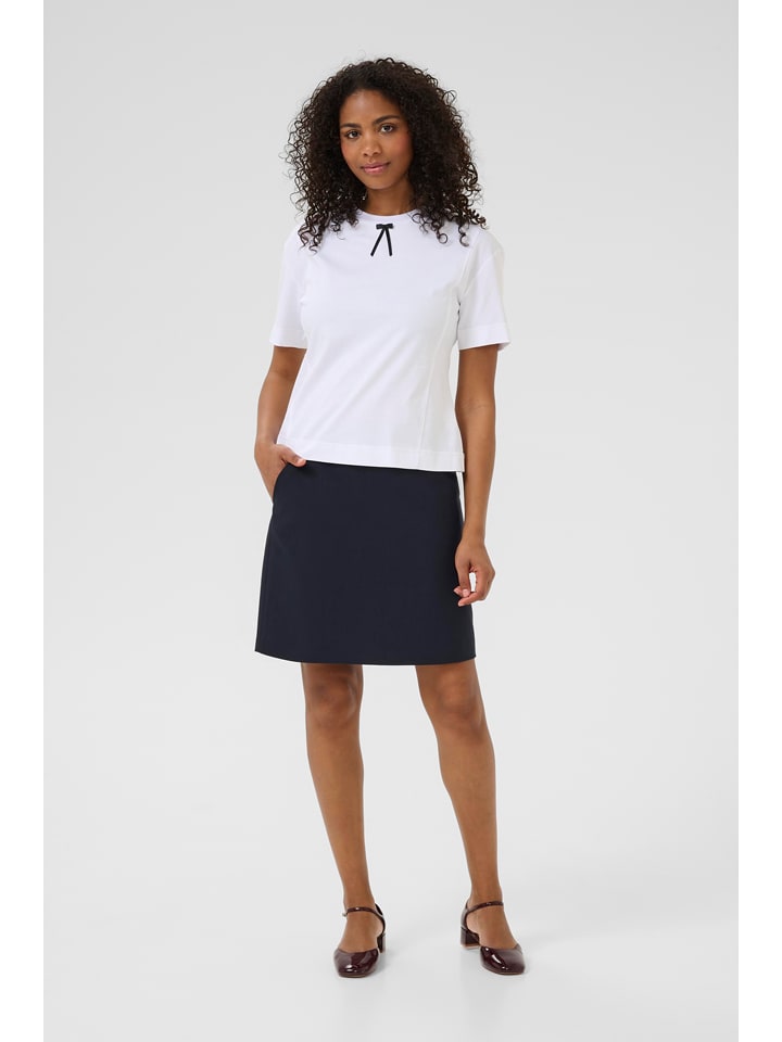 Kaffe Koszulka w kolorze białym rozmiar: S