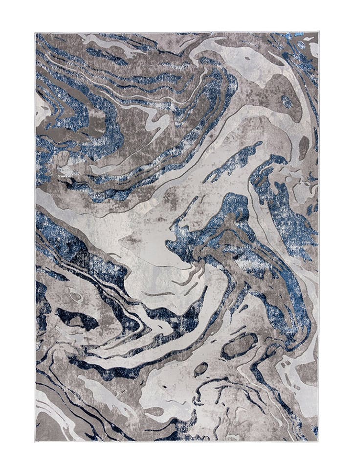 Flair Rugs Dywan w kolorze granatowo-szarym ze wzorem rozmiar: 80x150 cm