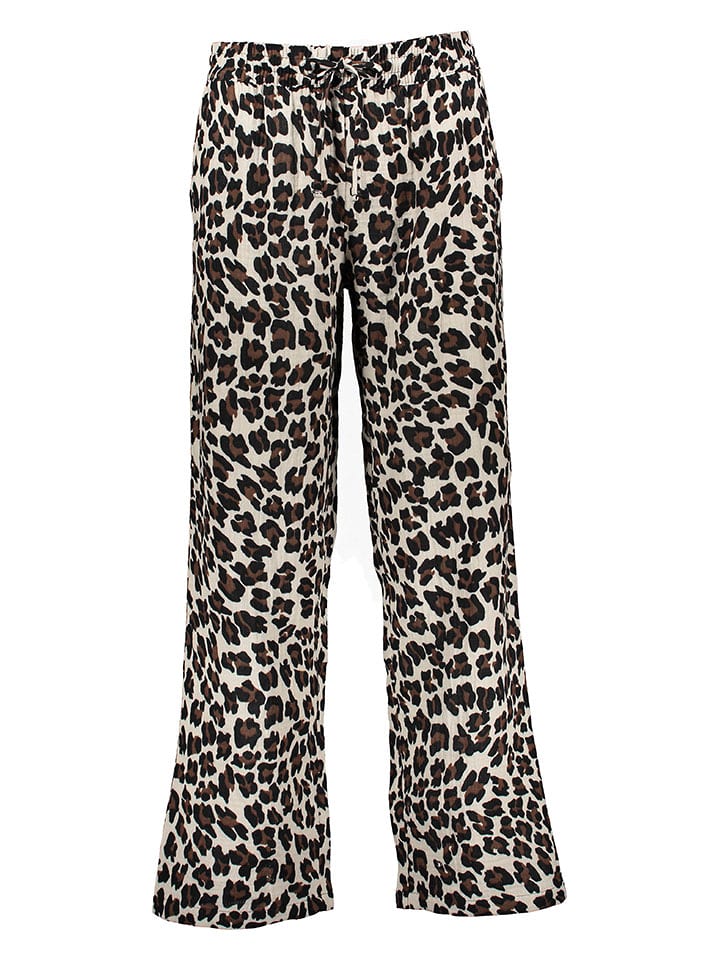 JDY Spodnie w kolorze brązowo-beżowym rozmiar: S