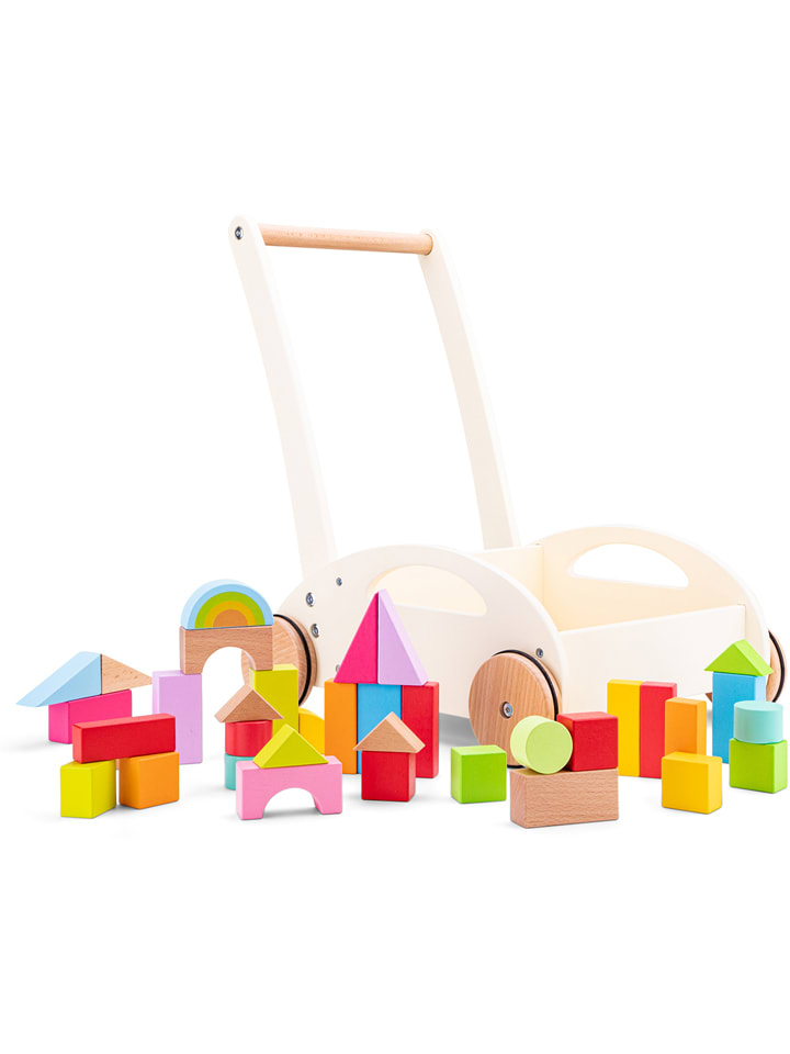 New Classic Toys Wózek z klockami - 12 m+ rozmiar: onesize