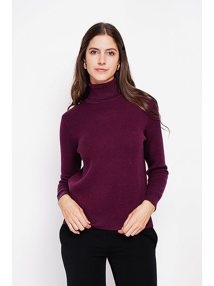 ASSUILI Golf w kolorze bordowym rozmiar: 34