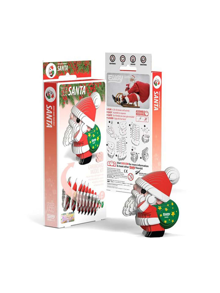 Eugy Zestaw 3D "Santa Claus" do majsterkowania - 6+ rozmiar: onesize