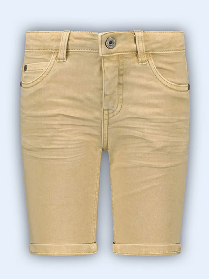 Tygo & Vito Szorty dżinsowe "Twill" w kolorze beżowym rozmiar: 140