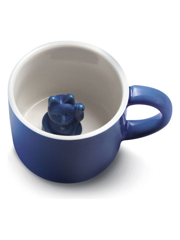 Donkey Filiżanka "Neko" w kolorze niebieskim - 150 ml rozmiar: onesize