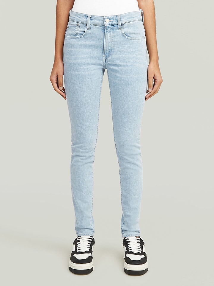 G-Star Dżinsy "Lhana" - Skinny fit - w kolorze błękitnym rozmiar: W32/L32