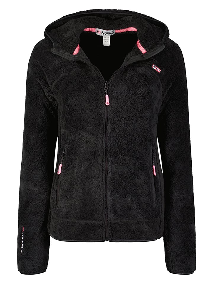 Geographical Norway Kurtka polarowa "Upalood" w kolorze czarnym rozmiar: S