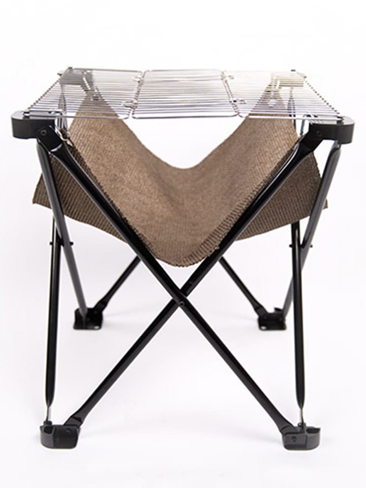 Designnest Palenisko "FoldingFire" w kolorze czarno-jasnobrązowym - 41 x 52 x 41 cm rozmiar: onesize