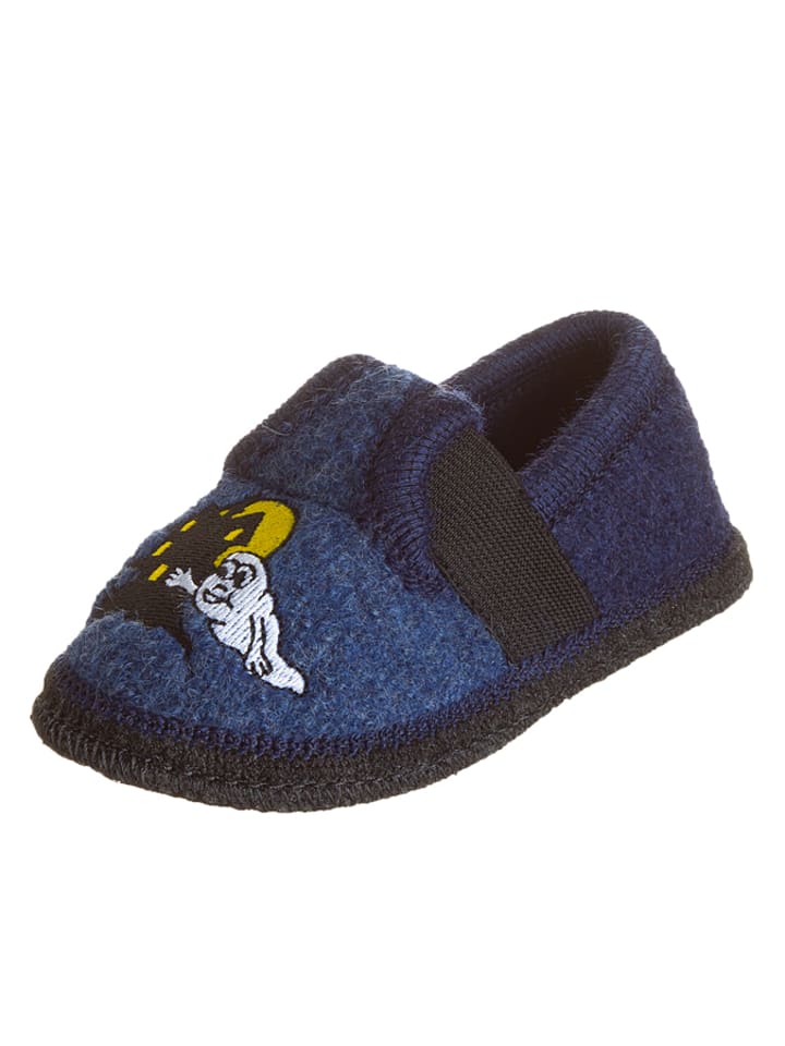 kitz-pichler Filcowe kapcie "Ghost" w kolorze granatowym rozmiar: 30